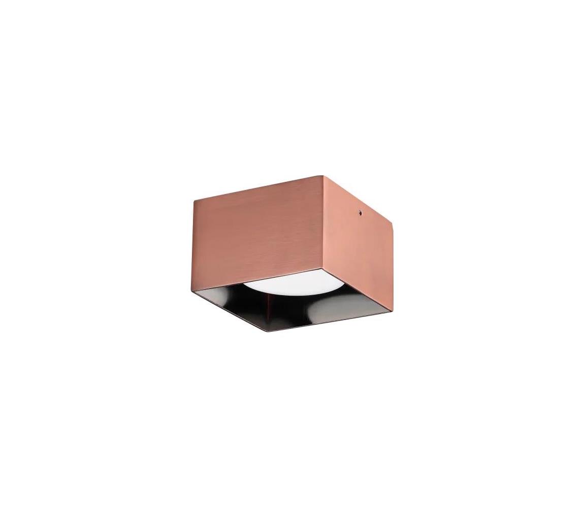 Ideal Lux - LED Plafon SPIKE 1xGX53/9W/230V miedź