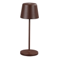 Ideal Lux - LED regulowana dotykowo lampa stołowa zewnętrzna CUTE LED/2,5W/3,7V 3000 mAh USB 2200-2700K IP65 brązowa