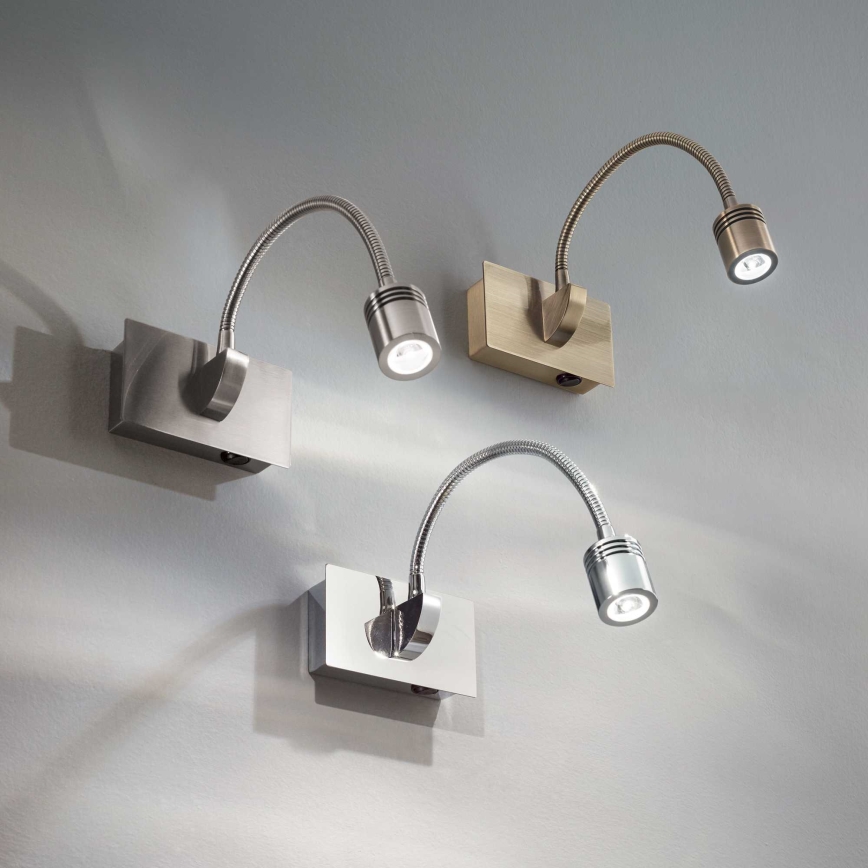 Ideal Lux - LED regulowana lampa ścienna DYNAMO LED/3,5W/230V CRI 90 brązowa