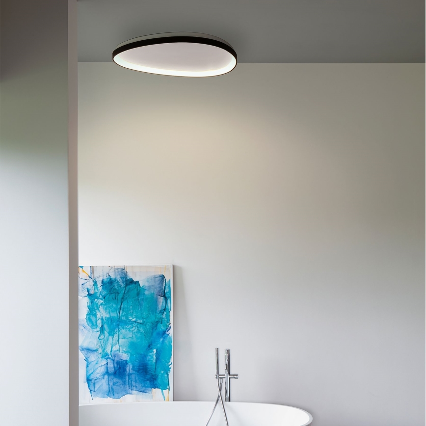 Ideal Lux - LED Plafon ściemnialny GEMINI LED/42W/230V śr. 81 cm CRI 90 czarny