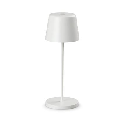 Ideal Lux - LED Ściemnialna dotykowa zewnętrzna lampa stołowa CUTE LED/2,5W/3,7V USB 2200-2700K IP65 biała