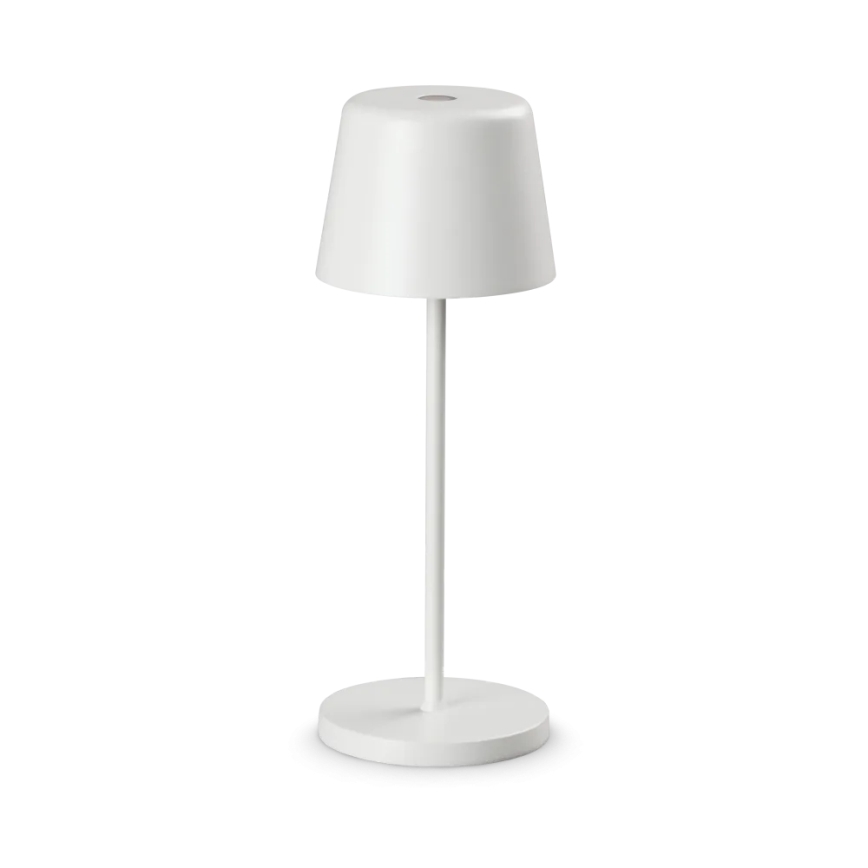 Ideal Lux - LED Ściemnialna dotykowa zewnętrzny Lampa stołowa CUTE LED/2,5W/3,7V USB 2200-2700K IP65 biały
