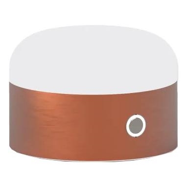 Ideal Lux - LED Ściemnialna dotykowa lampa stołowa MIGNON LED/5W/5V 1500 mAh śr. 10 cm CRI 90 miedź