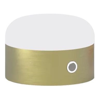Ideal Lux - LED Ściemnialna dotykowa lampa stołowa MIGNON LED/5W/5V 1500 mAh śr. 10 cm CRI 90 mosiądz