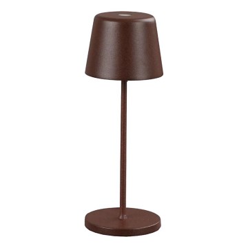 Ideal Lux - LED Ściemnialna dotykowa zewnętrzny Lampa stołowa CUTE LED/2,5W/3,7V USB 2200-2700K IP65 brązowy
