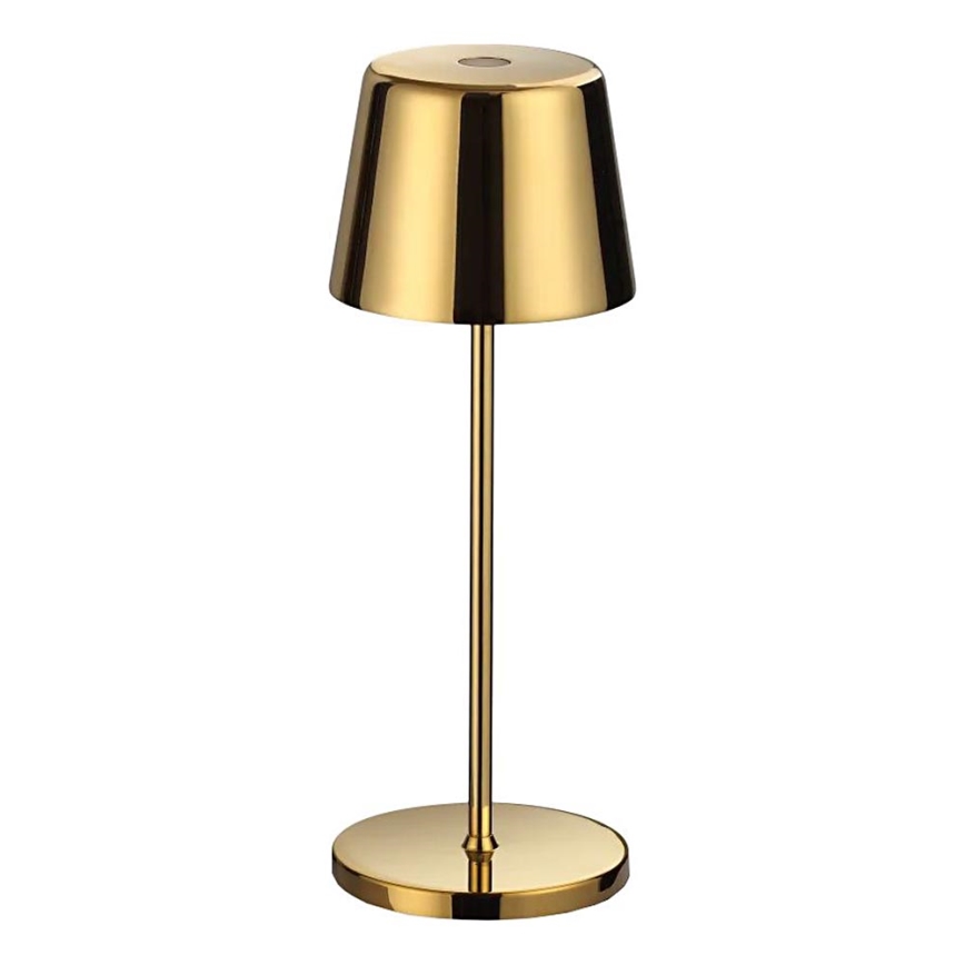 Ideal Lux - LED Ściemnialna dotykowa zewnętrzny Lampa stołowa CUTE LED/2,5W/3,7V USB 2200-2700K IP65 złoty