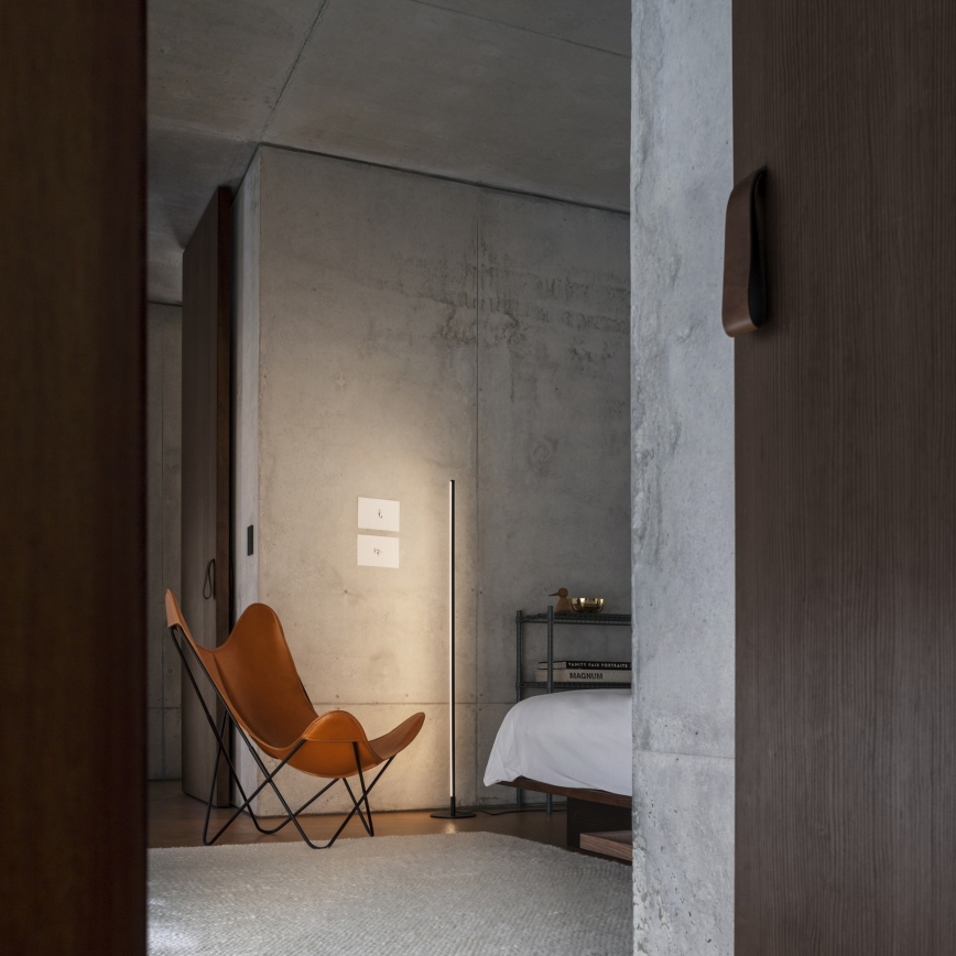 Ideal Lux - LED ściemnialna lampa podłogowa YOKO LED/16W/230V CRI 90 czarna