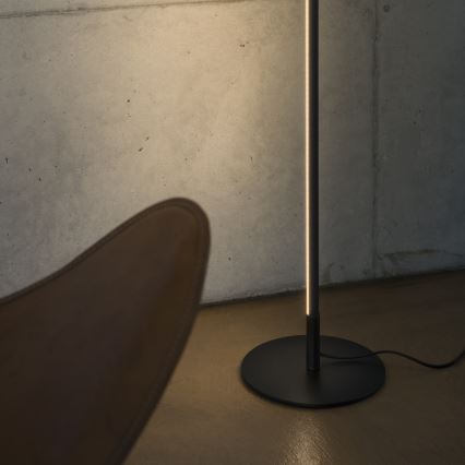 Ideal Lux - LED ściemnialna lampa podłogowa YOKO LED/16W/230V CRI 90 czarna