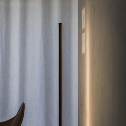 Ideal Lux - LED ściemnialna lampa podłogowa YOKO LED/16W/230V CRI 90 czarna