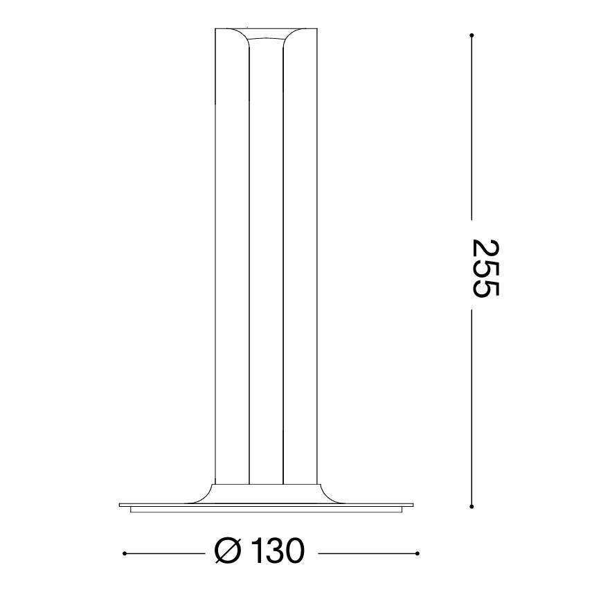 Ideal Lux - LED ściemnialna lampka biurkowa DORICA LED/8W/230V CRI 90 niebieska