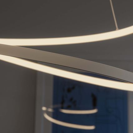Ideal Lux - LED ściemnialny żyrandol na linkach OZ LED/55W/230V śr. 80 cm CRI 90 biały