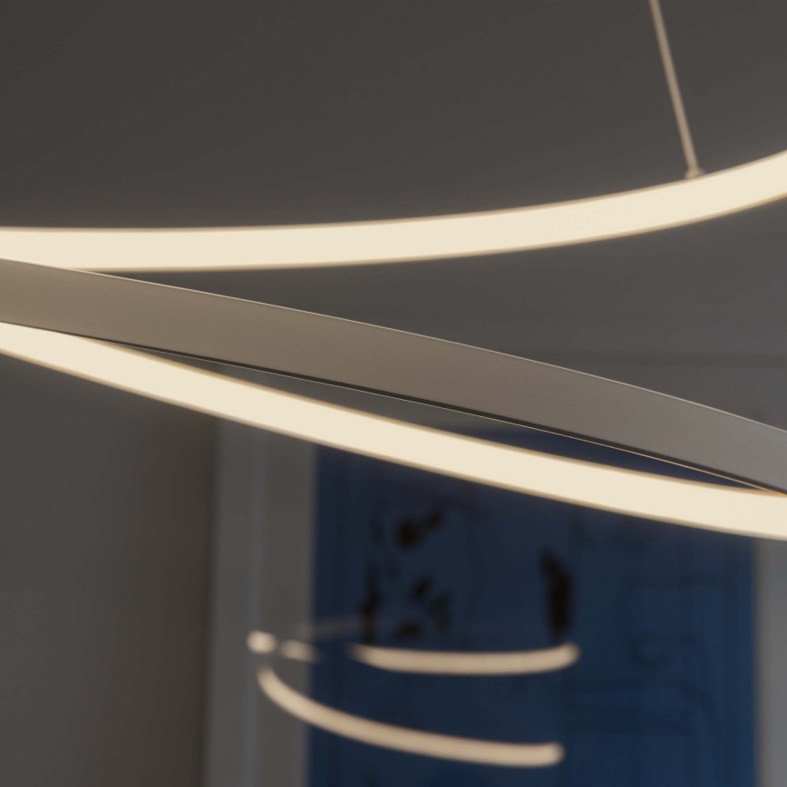 Ideal Lux - LED ściemnialny żyrandol na linkach OZ LED/55W/230V śr. 80 cm CRI 90 biały