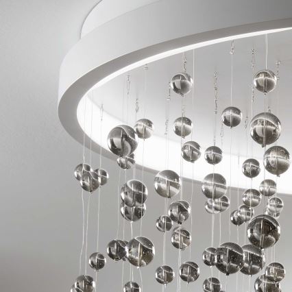 Ideal Lux - LED Ściemnialny żyrandol natynkowy ARMONY LED/56W/230V CRI 90 śr. 60 cm biały