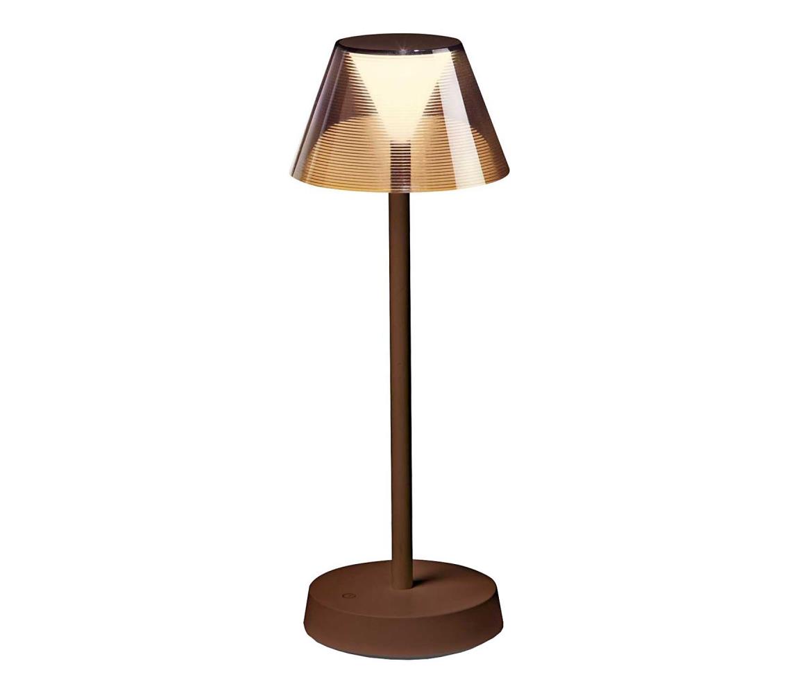Ideal Lux - LED Ściemniana lampa dotykowa LOLITA LED/2,8W/5V IP54 brązowa