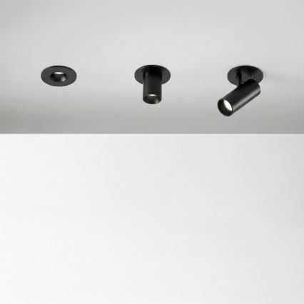 Ideal Lux - Wpuszczana oprawa punktowa LED NOVA LED/6W/230V 3000K CRI 90 śr. 6,8 cm czarna