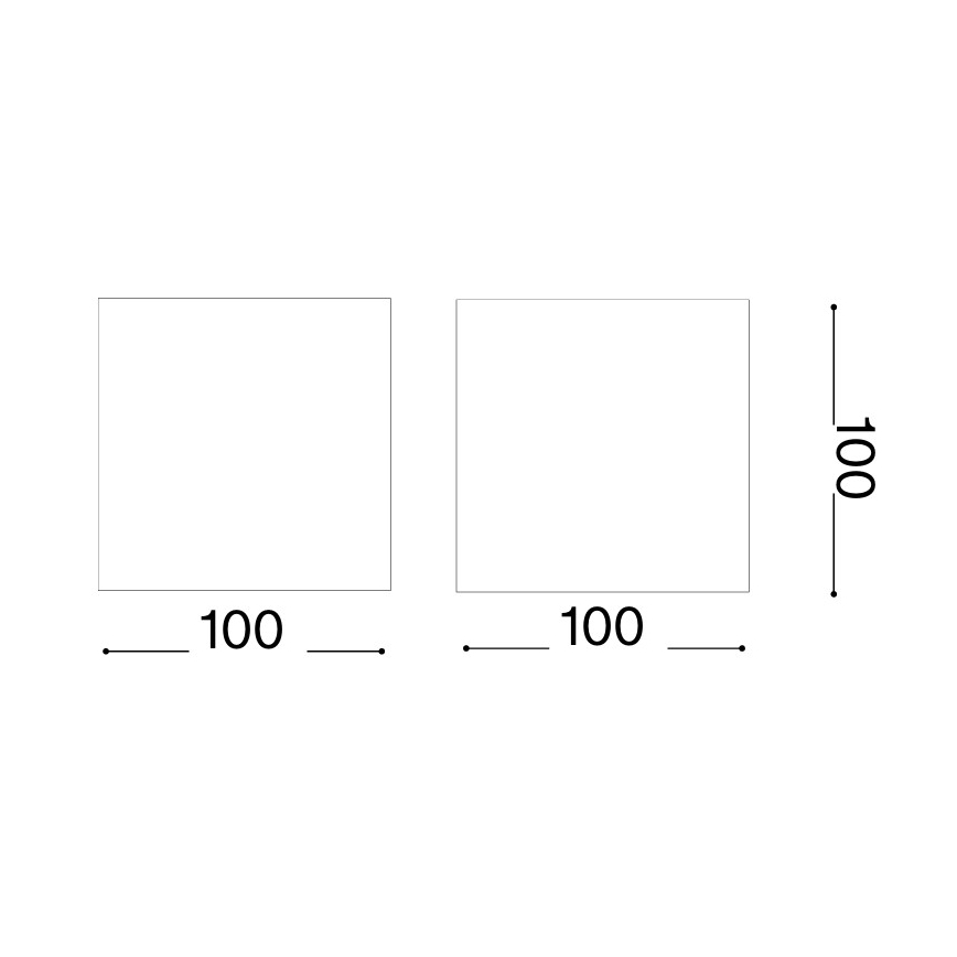 Ideal Lux - LED zewnętrzny kinkiet ATOM LED/12W/230V CRI 90 IP54, brązowy