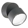 Ideal Lux - LED zewnętrzny kinkiet OMEGA LED/7W/230V CRI 90 IP54 antracyt