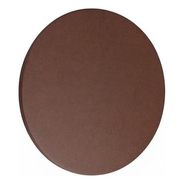 Ideal Lux - LED zewnętrzny kinkiet PUNTO LED/16W/230V CRI 90 średnica 30 cm IP54 brązowa