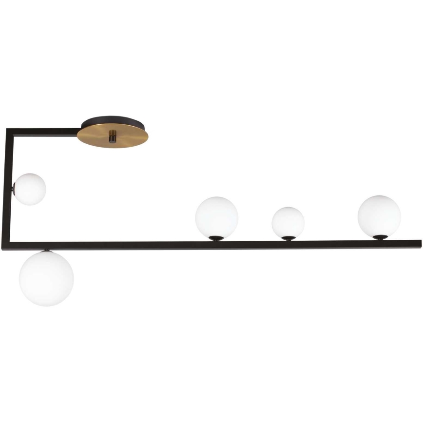 Ideal Lux - LED Żyrandol BIRDS 5xG9/3W/230V czarny/złoty