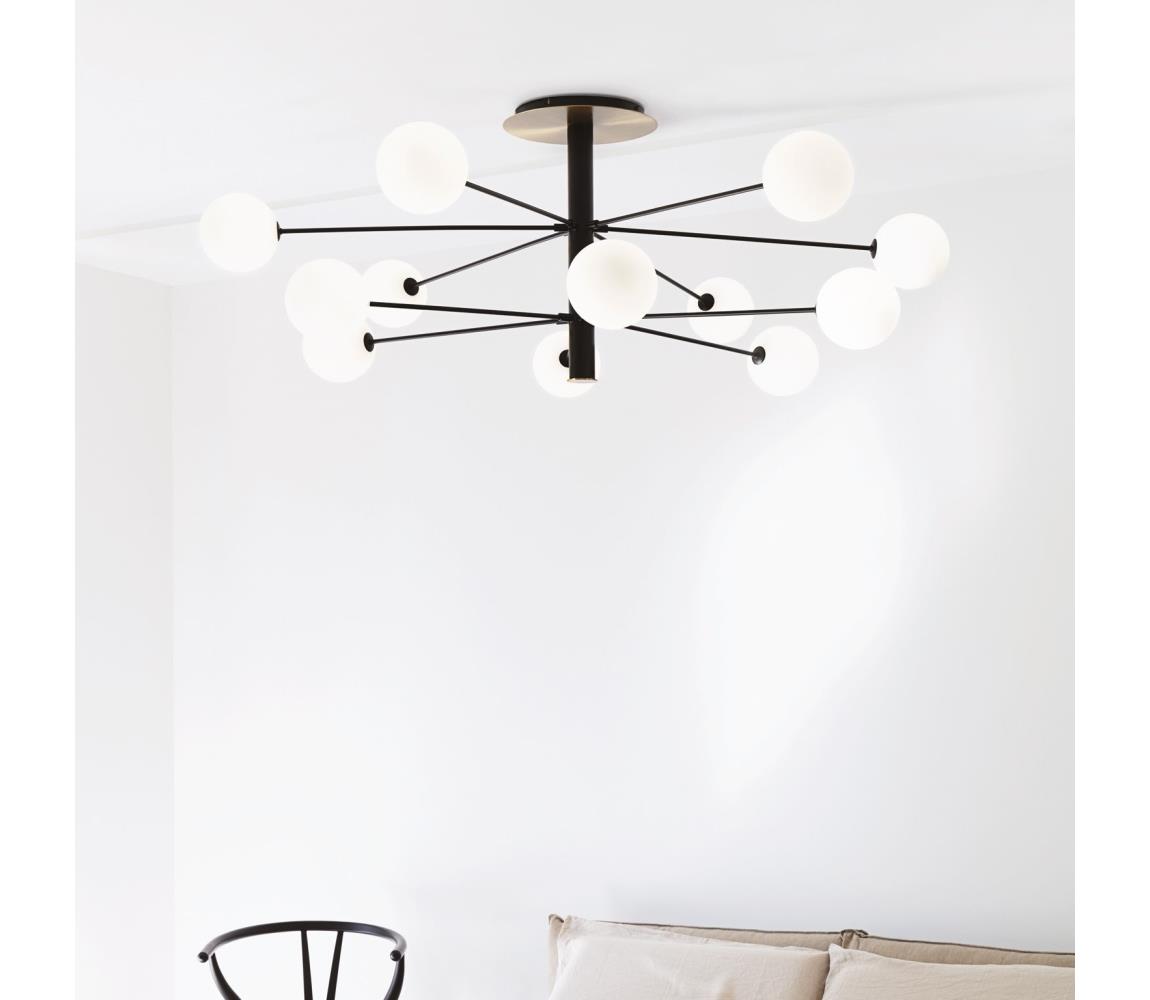 Ideal Lux - LED Żyrandol COSMOPOLITAN 12xG9/3W/230V śr. 145 cm czarny