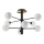 Ideal Lux - LED Żyrandol COSMOPOLITAN 8xG9/3W/230V śr. 64 cm czarny