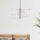 Ideal Lux - LED Żyrandol EQUINOXE 12xG4/2W/230V śr. 124 cm chrom błyszczący/przezroczysty