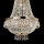 Ideal Lux - LED Żyrandol kryształowy na łańcuchu CAESAR 9xG9/3W/230V śr. 45 cm złoty