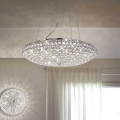 Ideal Lux - LED Żyrandol kryształowy na lince KING 12xG9/3W/230V śr. 65 cm chrom błyszczący