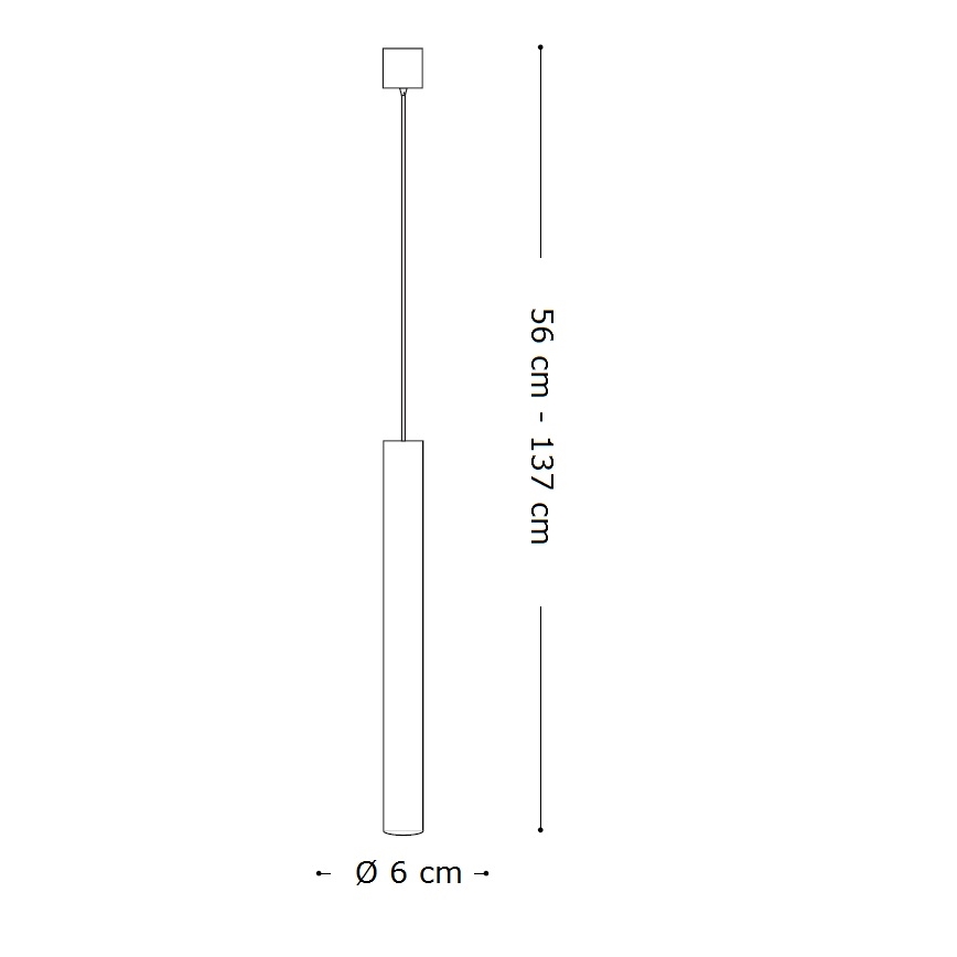Ideal Lux - LED Żyrandol na lince 1xGU10/7W/230V CRI 90