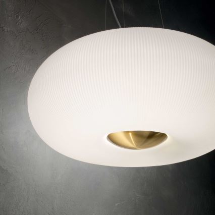 Ideal Lux - LED Żyrandol na lince ARIZONA 5xGX53/9W/230V śr. 52 cm biały