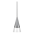 Ideal Lux - LED Żyrandol na lince CONO 1xGU10/7W/230V śr. 15 cm CRI 90 chrom błyszczący