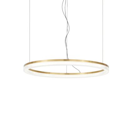 Ideal Lux - LED Żyrandol na lince CROWN LED/30W/230V 3000K śr. 60 cm CRI 90 mosiądz