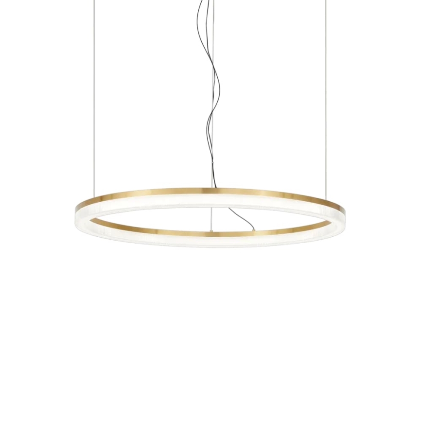 Ideal Lux - LED Żyrandol na lince CROWN LED/30W/230V 3000K śr. 60 cm CRI 90 mosiądz