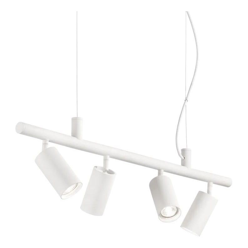Ideal Lux - LED Żyrandol na lince DYNAMITE 4xGU10/7W/230V CRI 90 biały