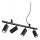 Ideal Lux - LED Żyrandol na lince DYNAMITE 4xGU10/7W/230V CRI 90 czarny