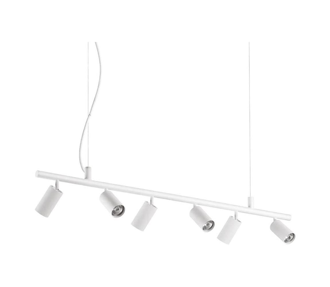 Ideal Lux - LED Żyrandol na lince DYNAMITE 6xGU10/7W/230V CRI 90 biały