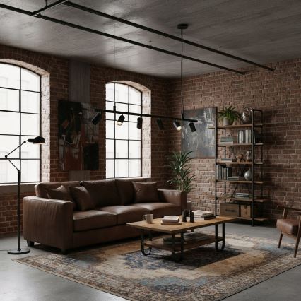 Ideal Lux - LED Żyrandol na lince DYNAMITE 6xGU10/7W/230V CRI 90 czarny