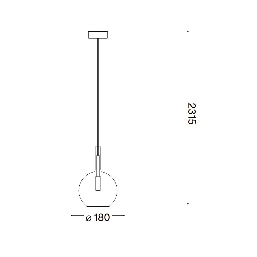 Ideal Lux - LED Żyrandol na lince EMPIRE 1xG9/3W/230V