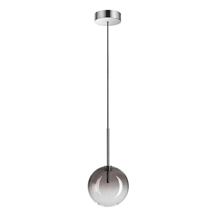Ideal Lux - LED Żyrandol na lince EQUINOXE 1xG4/2W/230V śr. 15 cm chrom błyszczący/dymny