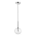 Ideal Lux - LED Żyrandol na lince EQUINOXE 1xG4/2W/230V śr. 15 cm chrom błyszczący/przezroczysty