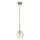 Ideal Lux - LED Żyrandol na lince EQUINOXE 1xG4/2W/230V śr. 15 cm mosiądz/dymny