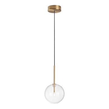 Ideal Lux - LED Żyrandol na lince EQUINOXE 1xG4/2W/230V śr. 15 cm mosiądz/przezroczysty