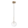 Ideal Lux - LED Żyrandol na lince EQUINOXE 1xG4/2W/230V śr. 15 cm mosiądz/przezroczysty