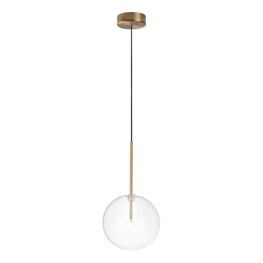 Ideal Lux - LED Żyrandol na lince EQUINOXE 1xG4/2W/230V śr. 20 cm mosiądz/przezroczysty