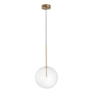 Ideal Lux - LED Żyrandol na lince EQUINOXE 1xG4/2W/230V śr. 25 cm mosiądz/przezroczysty