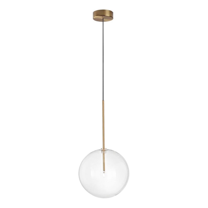 Ideal Lux - LED Żyrandol na lince EQUINOXE 1xG4/2W/230V śr. 25 cm mosiądz/przezroczysty