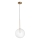 Ideal Lux - LED Żyrandol na lince EQUINOXE 1xG4/2W/230V śr. 25 cm mosiądz/przezroczysty