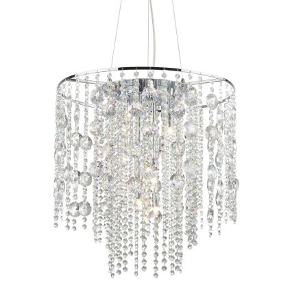 Ideal Lux - LED Żyrandol na lince EVASIONE 10xG9/3W/230V śr. 51 cm chrom błyszczący