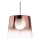 Ideal Lux - LED Żyrandol na lince FADE 1xG9/3W/230V śr. 27,3 cm miedź/dymny
