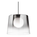 Ideal Lux - LED Żyrandol na lince FADE 1xG9/3W/230V śr. 27,3 cm szary/dymna